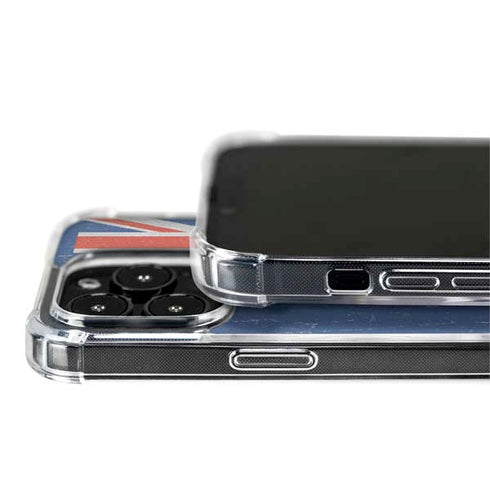 New Zealand Flag Distressed iPhone 14 Pro MagSafe Case
