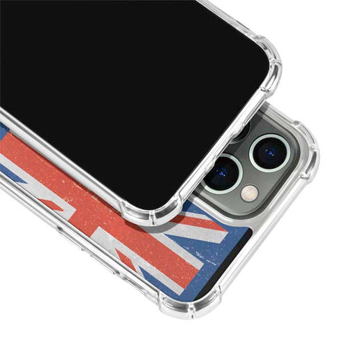 New Zealand Flag Distressed iPhone 14 Pro Max Clear Case