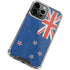 New Zealand Flag Distressed iPhone 14 Pro Max Clear Case