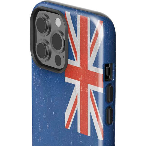 New Zealand Flag Distressed iPhone 15 Pro Max Impact Case