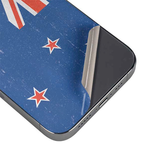 New Zealand Flag Distressed iPhone 14 Pro Max Skin