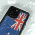 New Zealand Flag Distressed iPhone 14 Pro Max Waterproof Case