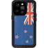 New Zealand Flag Distressed iPhone 14 Pro Waterproof Case