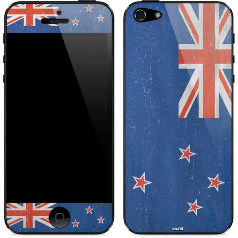 New Zealand Flag Distressed iPhone 5/5s/5SE Skin