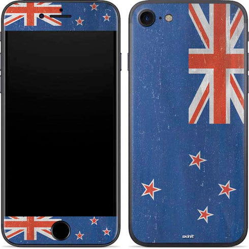 New Zealand Flag Distressed iPhone 7 Skin