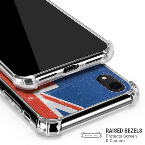 New Zealand Flag Distressed iPhone XR Clear Case