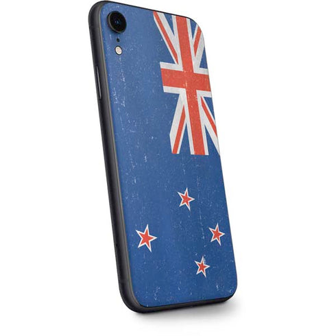 New Zealand Flag Distressed iPhone XR Skin