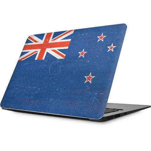 New Zealand Flag Distressed Apple MacBook Skin