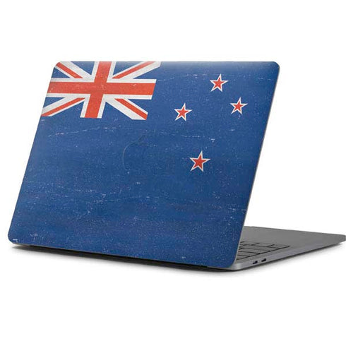 New Zealand Flag Distressed Apple MacBook Pro 13-inch Skin