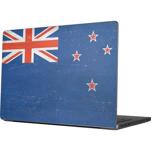 New Zealand Flag Distressed MacBook Pro 14in (2021-24) Skin