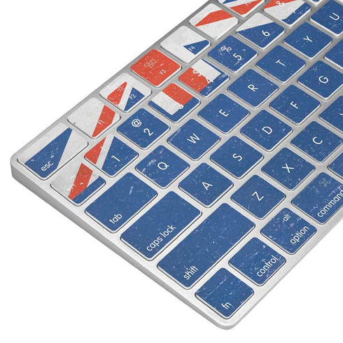 New Zealand Flag Distressed Magic Keyboard Skin