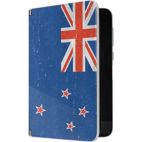 New Zealand Flag Distressed Surface Duo Skin