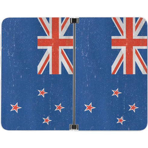 New Zealand Flag Distressed Surface Duo Skin