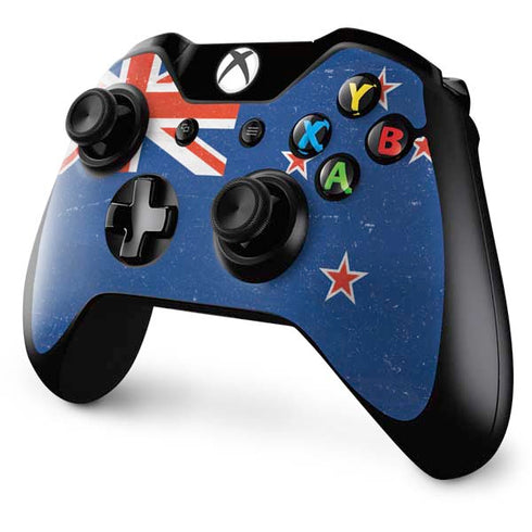 New Zealand Flag Distressed Xbox One Controller Skin