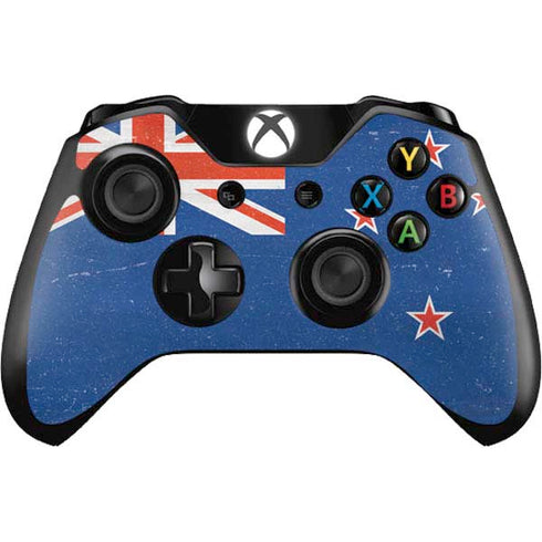 New Zealand Flag Distressed Xbox One Controller Skin