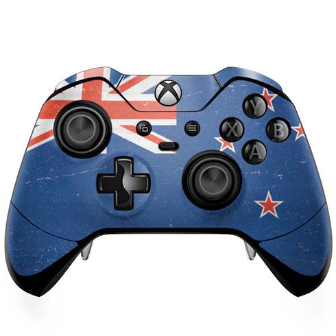 New Zealand Flag Distressed Xbox One Elite Controller Skin