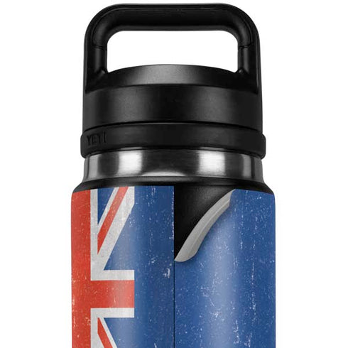 New Zealand Flag Distressed YETI Rambler 26oz Bottle Skin