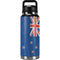 New Zealand Flag Distressed YETI Rambler 36oz Bottle Skin