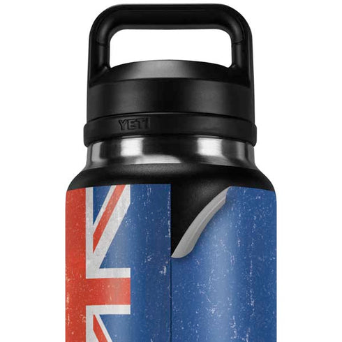 New Zealand Flag Distressed YETI Rambler 36oz Bottle Skin