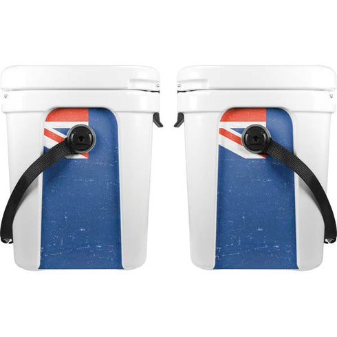 New Zealand Flag Distressed YETI Roadie 24 Hard Cooler Skin