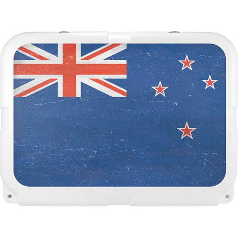 New Zealand Flag Distressed YETI Tundra 35 Hard Cooler Skin