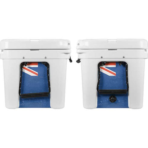 New Zealand Flag Distressed YETI Tundra 35 Hard Cooler Skin
