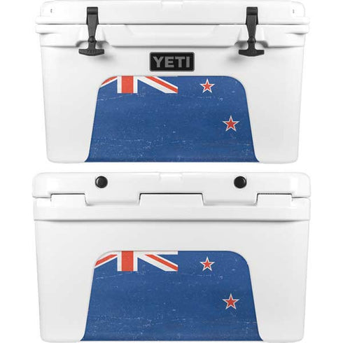 New Zealand Flag Distressed YETI Tundra 45 Hard Cooler Skin