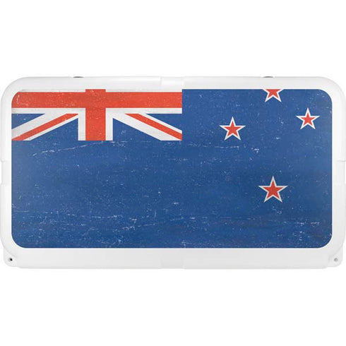 New Zealand Flag Distressed YETI Tundra 75 Hard Cooler Skin