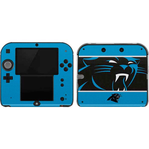 NFL Carolina Panthers Zone Block Nintendo 2DS Skin