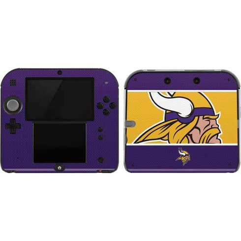 NFL Minnesota Vikings Zone Block Nintendo 2DS Skin