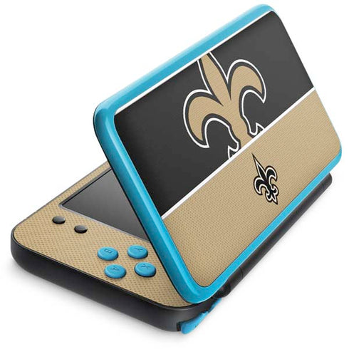 NFL New Orleans Saints Zone Block Nintendo 2DS XL (2017) Skin