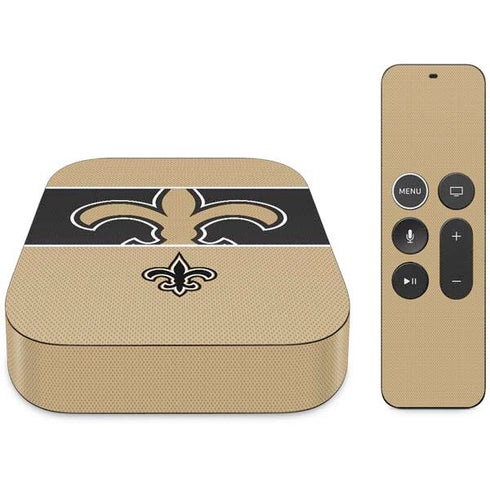 NFL New Orleans Saints Zone Block Apple TV Skin