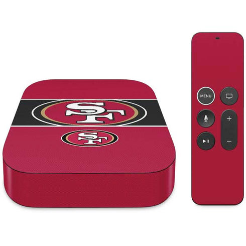 NFL San Francisco 49ers Zone Block Apple TV Skin