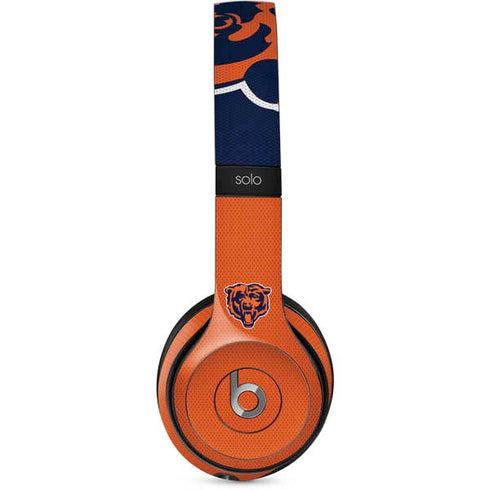 NFL Chicago Bears Zone Block Beats Solo 2 Wired Skin