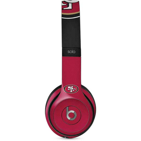 NFL San Francisco 49ers Zone Block Beats Solo 2 Wired Skin