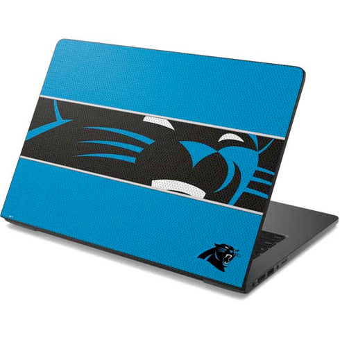 NFL Carolina Panthers Zone Block Dell Chromebook Skin