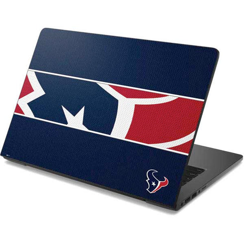 NFL Houston Texans Zone Block Dell Chromebook Skin