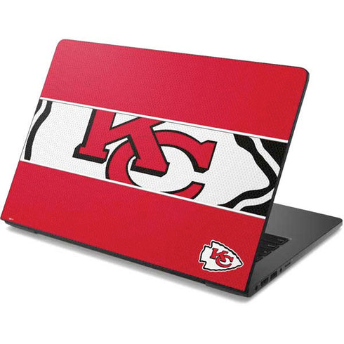 NFL Kansas City Chiefs Zone Block Dell Chromebook Skin