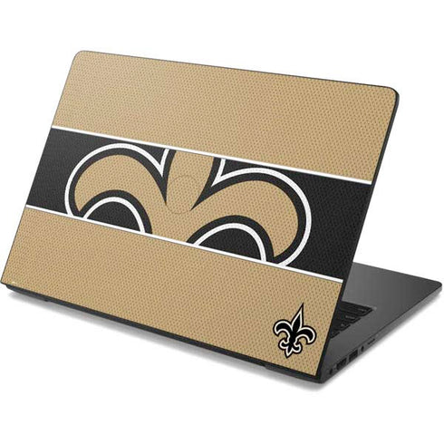 NFL New Orleans Saints Zone Block Dell Chromebook Skin