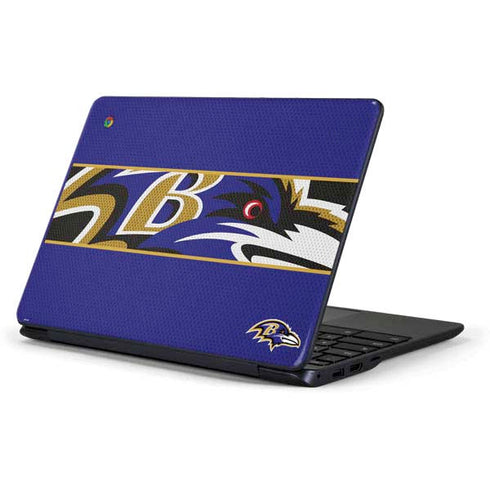 NFL Baltimore Ravens Zone Block Samsung Chromebook Skin