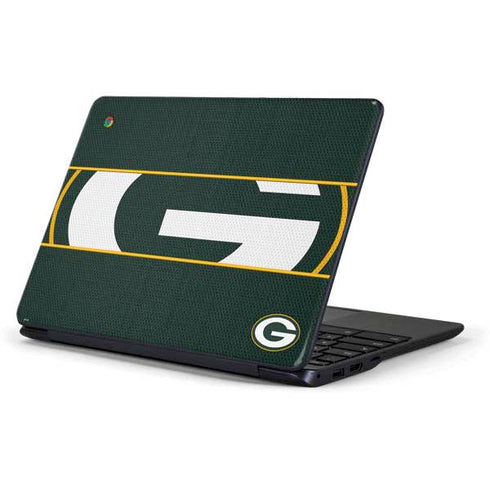 NFL Green Bay Packers Zone Block Samsung Chromebook Skin