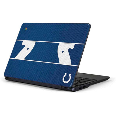 NFL Indianapolis Colts Zone Block Samsung Chromebook Skin