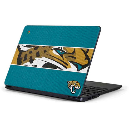 NFL Jacksonville Jaguars Zone Block Samsung Chromebook Skin