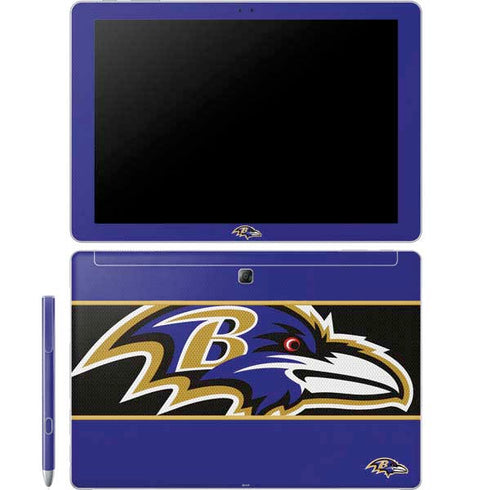 NFL Baltimore Ravens Zone Block Galaxy Book 12in Skin