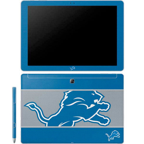 NFL Detroit Lions Zone Block Galaxy Book 12in Skin