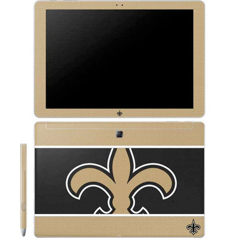 NFL New Orleans Saints Zone Block Galaxy Book 12in Skin