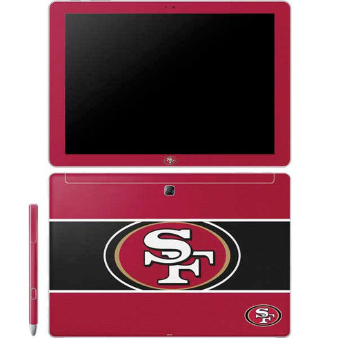 NFL San Francisco 49ers Zone Block Galaxy Book 12in Skin