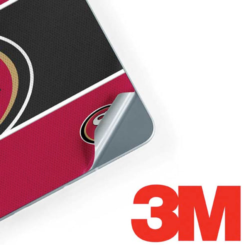 NFL San Francisco 49ers Zone Block Galaxy Book 12in Skin