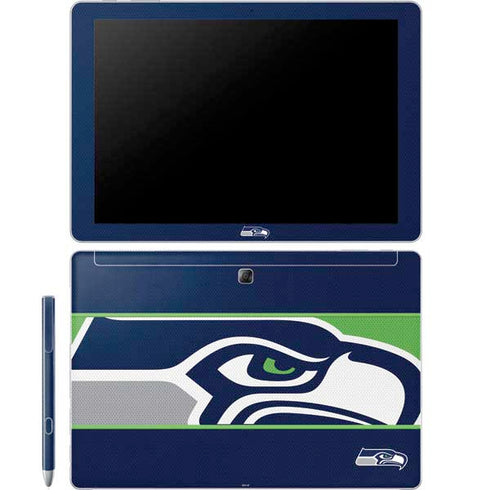 NFL Seattle Seahawks Zone Block Galaxy Book 12in Skin