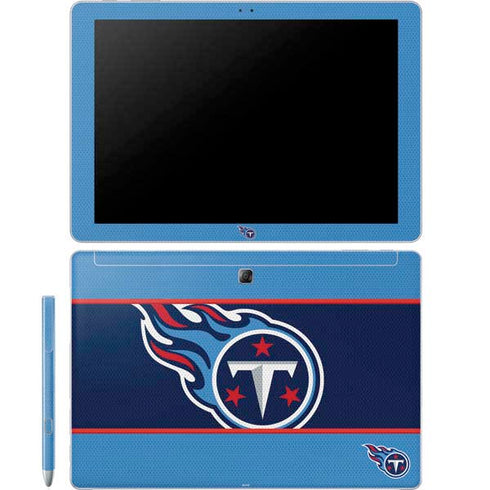 NFL Tennessee Titans Zone Block Galaxy Book 12in Skin